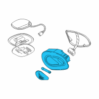 OEM 1998 Ford Expedition Overhead Lamp Diagram - F85Z-13A701-AAA