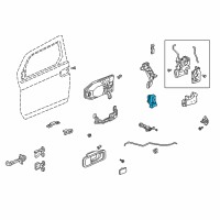 OEM Honda Element Switch Assy., Auto Door Lock *NH361L* (CF GRAY) Diagram - 35380-S9V-A02ZB