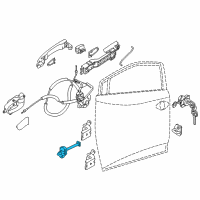 OEM 2018 Nissan Murano Link-Door Stopper Diagram - 80430-5AA0A