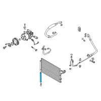 OEM 2022 Hyundai Palisade Desiccant Assembly-Receiver Drier Diagram - 97853-2F000