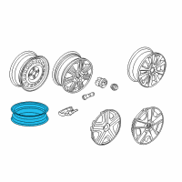 OEM 2013 Honda Fit Disk, Wheel (15X4T) (Ring Techs) Diagram - 42700-TF0-951