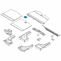 OEM 2022 Lincoln Nautilus Handle Diagram - FA1Z-7413046-AA