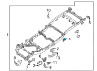 OEM BRACKET-CAB MOUNTING, 3RD Diagram - K5132-9BTMA