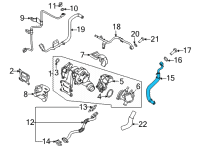 OEM 2022 Kia Sorento Pipe Assembly-Water INLE Diagram - 282352M800