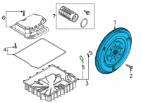 OEM Ford Mustang Drive Plate Diagram - KR3Z-6477-A