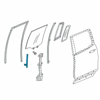 OEM 2022 Honda Pilot Sash, R. RR. Door Center (Lower) Diagram - 72730-T6Z-A01