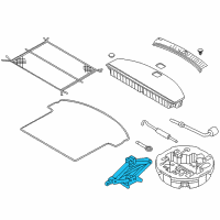 OEM Hyundai Jack Assembly Diagram - 09110-2W000