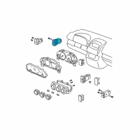 OEM 2006 Honda CR-V Switch Assy., Sunroof Diagram - 35830-S9A-003