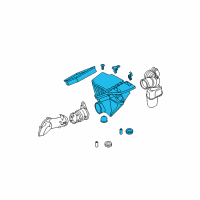 OEM 2006 BMW 525xi Intake Silencer Diagram - 13-71-7-537-667