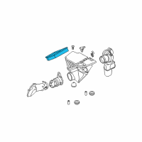 OEM BMW 535xi Air Filter Diagram - 13-71-7-521-033