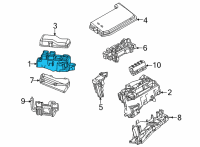 OEM 2017 Toyota Mirai Relay Box Diagram - 82743-33030