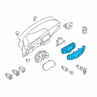 OEM 2020 Nissan Kicks Controller Assy-Air Conditiner Diagram - 27500-5RL5A