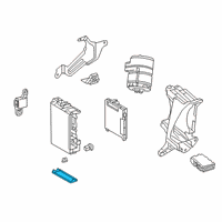 OEM Toyota C-HR Fuse & Relay Box Cover Diagram - 82672-10021