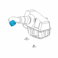 OEM Chrysler Air Cleaner Hose Diagram - 5017002AA