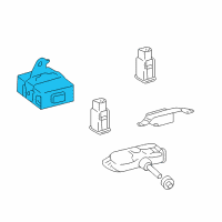 OEM Lexus Computer, Tire Pressure Monitor Diagram - 89769-33040