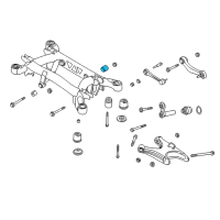 OEM 1998 BMW 740iL Rubber Mounting Rear Diagram - 33-17-1-090-089