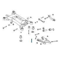 OEM 1997 BMW 740iL Hex Bolt With Washer Diagram - 33-31-1-092-591