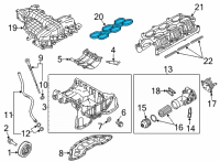 OEM 2020 Kia Stinger Gasket-Surge Tank Diagram - 292153L100