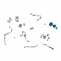 OEM 2005 Toyota Camry Power Steering Pump Diagram - 44310-06080