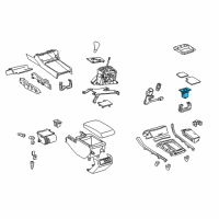 OEM Toyota Seat Heat Switch Diagram - 84751-07030