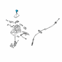 OEM Kia Knob Assembly-Gear Shift Diagram - 46720C5100