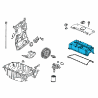 OEM 2012 Acura TSX Cover, Cylinder Head Diagram - 12310-RL5-A00