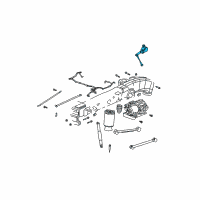 OEM Buick Rainier Sensor Asm-Rear Air Spring Level Diagram - 25999463