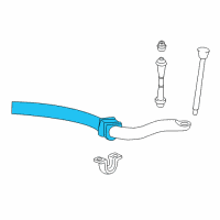 OEM 2009 Ford Explorer Stabilizer Bar Insulator Diagram - 6L2Z-5484-AA