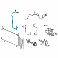 OEM Honda CR-V Hose, Suction Diagram - 80312-TLA-A01