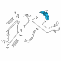 OEM 2019 Dodge Challenger Bottle-COOLANT Recovery Diagram - 68237637AB