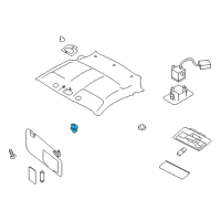 OEM 2013 Scion FR-S Sunvisor Holder Diagram - SU003-03180