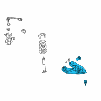 OEM 2001 Lincoln Navigator Lower Control Arm Diagram - 6L3Z-3079-B