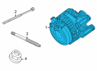 OEM 2020 Jeep Wrangler Generator-Engine Diagram - 68292740AB