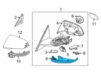 OEM 2022 BMW 228i xDrive Gran Coupe HOUSING LOWER SECTION, LEFT Diagram - 51-16-9-879-135