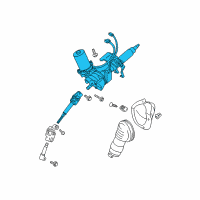 OEM Toyota Prius Steering Column Diagram - 45200-47063