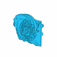 OEM 2003 Ford Crown Victoria Fan Module Diagram - 3W1Z-8C607-BD