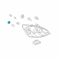 OEM 2005 Ford Focus Socket Diagram - 2M5Z-13K371-EA