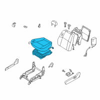 OEM 1999 Infiniti QX4 Cushion Assy-Front Seat Diagram - 87350-3W005