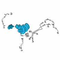 OEM 2021 BMW X6 EXCH. TURBO CHARGER Diagram - 11-65-9-502-565