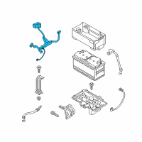 OEM Kia Battery Wiring Assembly Diagram - 91850A9513