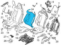 OEM 2022 BMW M4 HEATER ELEMENT BACKREST Diagram - 52-10-8-745-531