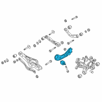 OEM 2016 Kia Optima Arm Assembly-Rear Trailing Diagram - 55280D5100