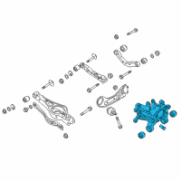OEM 2020 Kia Cadenza Carrier Assembly-Rear Axle Diagram - 52720C2100