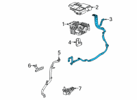 OEM 2021 Buick Encore GX Positive Cable Diagram - 42747437