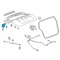 OEM Chevrolet Spark Hinge Diagram - 42599012