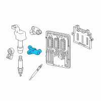 OEM GMC Terrain Crankshaft Sensor Diagram - 55578624