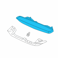 OEM Honda Civic Light Assy., High Mount Stop Diagram - 34270-TGG-A01