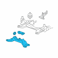 OEM Cadillac CTS Transmission Mount Diagram - 19418514