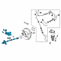 OEM 2019 Kia Sportage Cylinder Assembly-Brake Diagram - 58510D9150