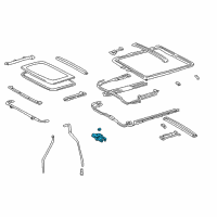 OEM 1998 Lexus GS300 Gear Sub-Assy, Sliding Roof Drive Diagram - 63260-30080